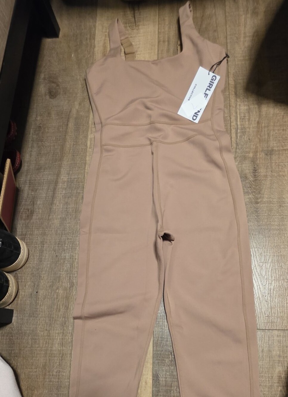 Girlfriend Collective Luxe Paneled Unitard NWT Size M